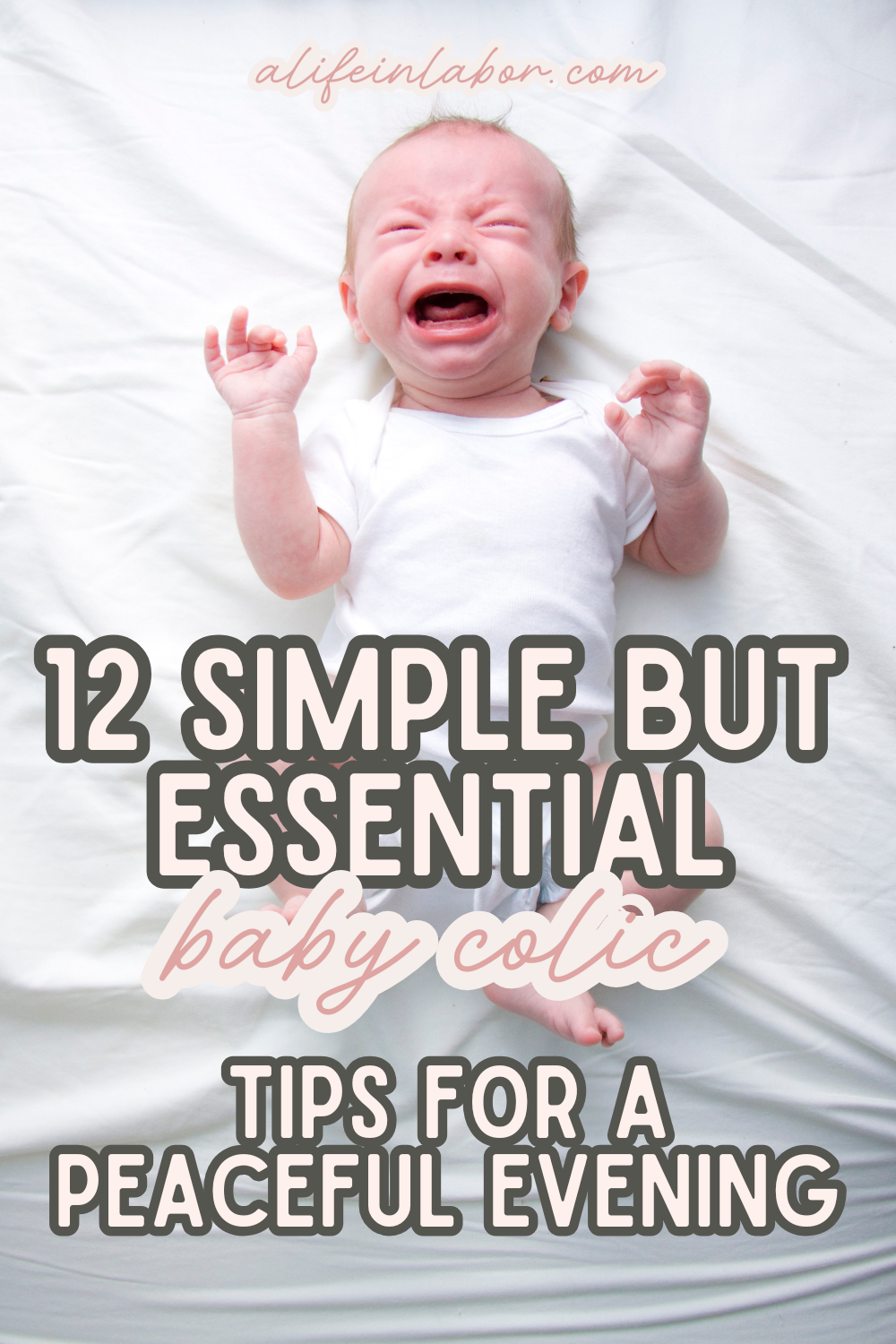 simple tips for a colicky baby bedtime routine